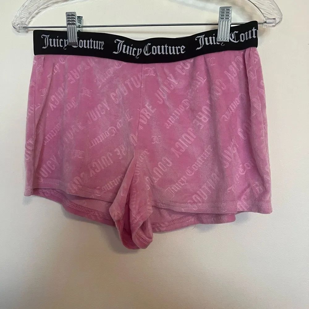 Juicy Couture Pink Logo Sleep Shorts